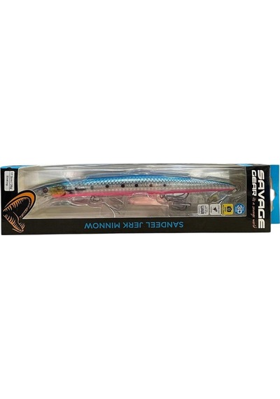 Savage Gear Jerk Minnow 175mm 29gr Sinking Maket Yem Pink Belly Sardine