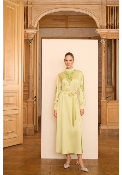 Senna Catherıne Dress Mimoza Mor