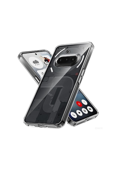 Nothing Phone 3a İle Uyumlu Kılıf Şeffaf Kamera Korumalı Esnek Silikon Telefon Kılıfı Kapak