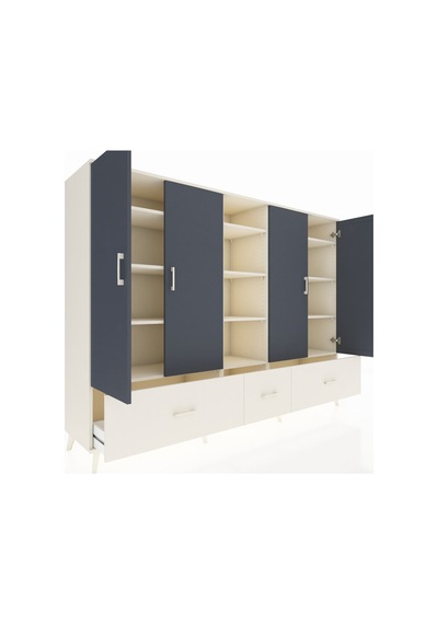 Hyperion Dolap 12 Raflı 3 Çekmeceli 4 Kapaklı 220x44x163 Aytaşı-a Aytaşı-antrasit/aytaşı Hyperion Dolap 12 Raflı 3 Çekmeceli 4 Kapaklı 220x44x163 Aytaşı-a Aytaşı-antrasit/aytaşı