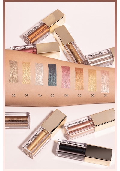 Crystalized Liquid Eyeshadow Likit Metalik Göz Farı - 01 Soft Elegance 0