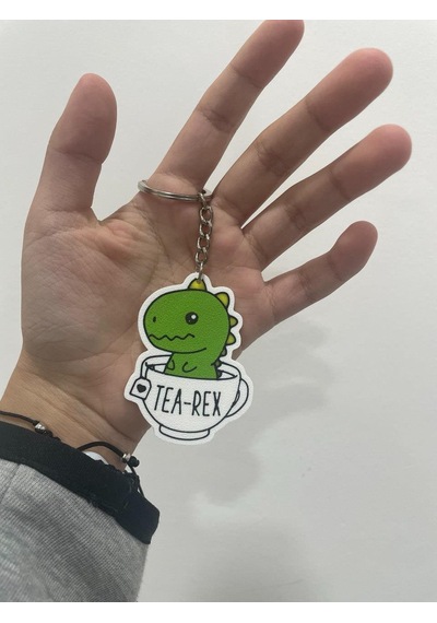 Tea Rex Sevimli Figür Karakter Anahtarlık Çok Renkli