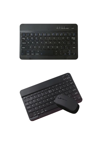 Kablosuz Klavye Ve Mouse Kombosu Bluetooth Uyumlu Sessiz Set - Hs08377756-7086 Renkli