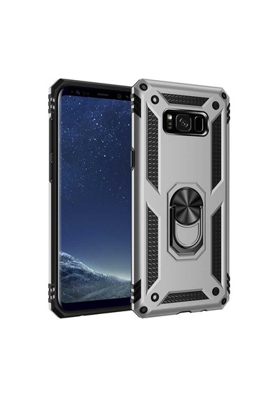Galaxy S8 Plus Kilif Zore Vega Yüzüklü Standli Zirh Kilif 556703770