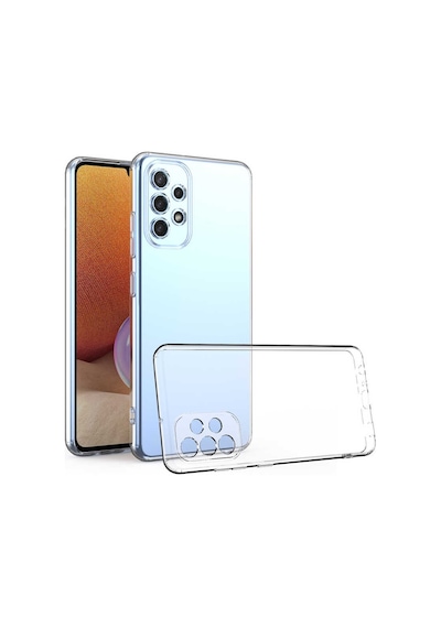 Zore Galaxy Uyumlu A72 Kılıf Kamera Korumalı Süper Silikon Kapak - Renksiz Renksiz