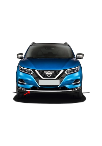 S-Dizayn Nissan Qashqai Krom Ön Tampon Çıtası 2017-2021