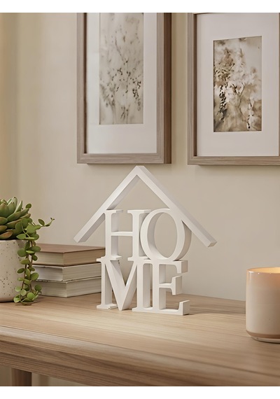 Dekoratif Home Yazılı Masa Üstü Obje Diğer