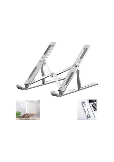Alüminyum Manyetik Katlanabilir Ayarlı Dizüstü Laptop Standı  At-03