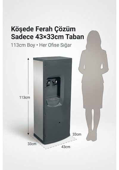 Watalina 14 Litre Soğuk Su Kapasiteli Arıtmalı Su Sebili