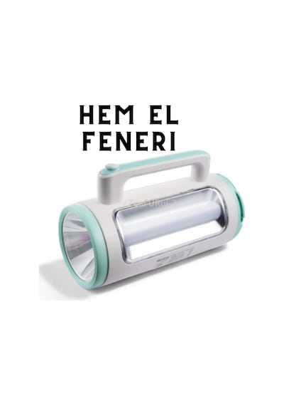 Ultra Güçlü Telefon Şarj Özellikli Hem El Feneri Hem Işıldak Uzun Mesafeli Fener