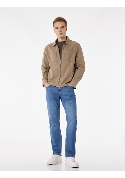 Koton Pamuklu Düz Paça Normal Bel Straight Fit Jean Pantolon - Mark Jean Orta İndigo 6sam40161nd Koton Pamuklu Düz Paça Normal Bel Straight Fit Jean Pantolon - Mark Jean Orta İndigo 6sam40161nd