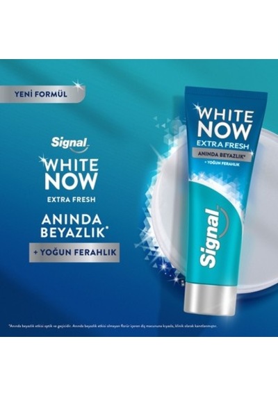75 Ml Anında Beyazlık Etkisi Olan Diş Macunu, Extra Fresh