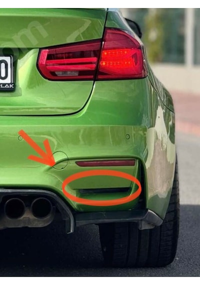 Bmw F80 M3 Arka Tampon Difüzörü Sağ-sol Takım