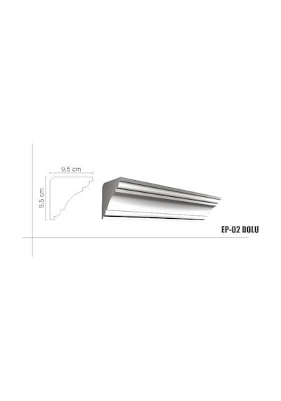 Europiyer Dolu Kesit Kartonpiyer Ep-02 Dolu (1 Metre Fiyatlı)