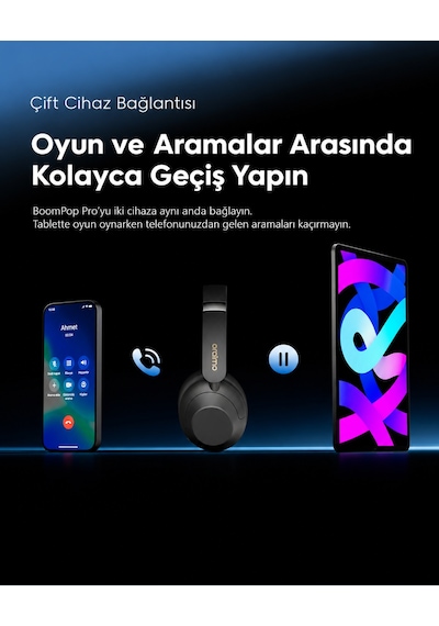 Oraimo OHP-917 Bluetooth 5.4 Kulak Üstü Kulaklık