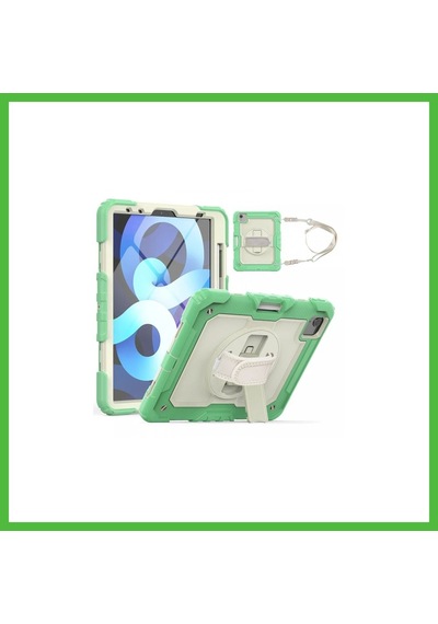 Vaveni İpad Pro 11 2020 Kılıf Strap New Tablet Kapak - Yeşil Arz