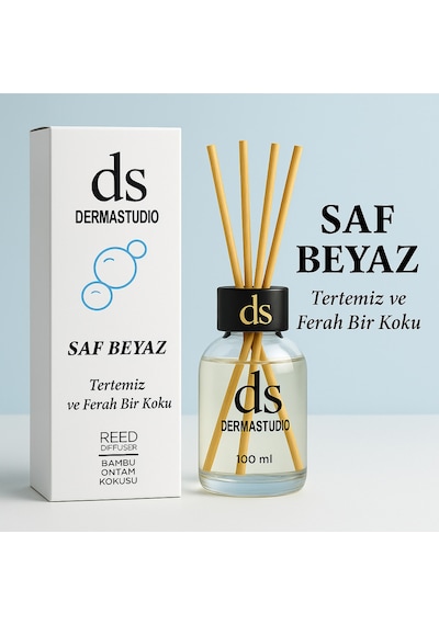 Saf Beyaz Premium Bambu Oda Kokusu, Sabun Ve Pamuk Ferahlığı 100 Ml Karışık