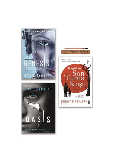 Genç Timaş Oasis - Genesis - Kağıttan Son Turna Kuşu Roman Set 3 Kitap