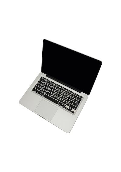 Arapça Klavye Apple Uyumlu MacBook Air Pro Klavye Koruyucu Ustip Eski Usb'li Model 2008/2017 İle Siyah