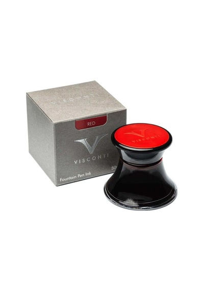 Visconti 50 Ml Kırmızı Mürekkep Ink202203