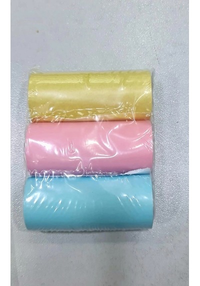 Çocuk Fotoğraf Makinesi Yedek Termal Baskı Kağıdı Renkli 3 Lü Rulo 57x25mm