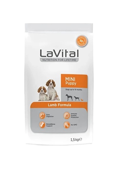 Lavital Kuzu Etli 1.5 Kg Küçük Irk Yavru Köpek Maması