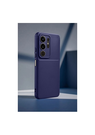 Vivo Y29 4g Auto Focus Karbon Kapak - Lacivert Düz Renkli