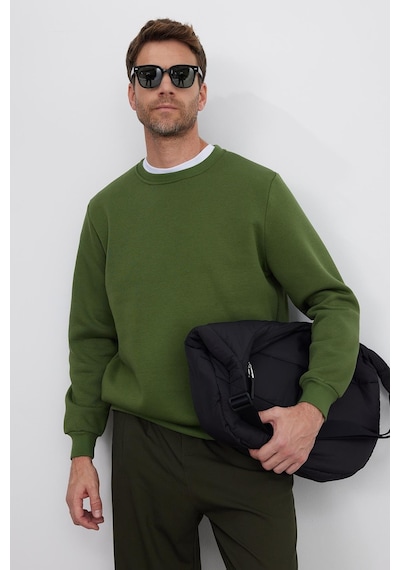 Tudors Unisex Relax Fit Rahat Kesim Pamuklu Yumuşak Dokulu İçi Polarlı Basic Yeşil Bisiklet Yaka Sweatshirt-37019 Yeşil Tudors Unisex Relax Fit Rahat Kesim Pamuklu Yumuşak Dokulu İçi Polarlı Basic Yeşil Bisiklet Yaka Sweatshirt-37019 Yeşil