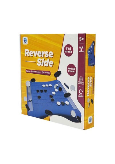 S00004759 Zeka Oyunu Reverside Sıde 4ü 1 Arada Kutu Oyunu Çok Renkli
