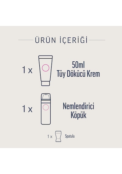 Veet Professional Bikini Bölgesi Tüy Dökücü Krem 4 x 50 ML + Tüy Dökücü Krem 50 ML +  Nemlendirici Köpük 50 ML