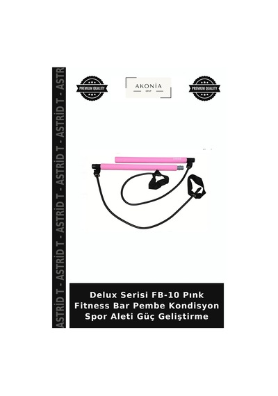 Delux Serisi Fb-10 Pınk Fitness Bar Pembe Kondisyon Spor Aleti Güç Geliştirme
