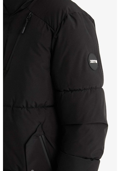 Defacto Su İtici Regular Fit Dik Yaka İç Cepli Fermuarlı Cepli Mont F5711ax25wnbk27 Siyah-bk27