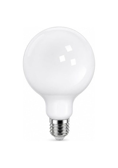 Ecolite G125 Büyük Boy Led Ampul 12w 104w Eşdeğer E27 Duy Dimmer Uyumlu 1600 Lümen 2700k Sarı Işık Dekoratif Soft Globe Ampul 178x125 Mm