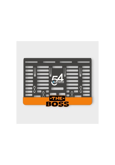 The Boss Truncu 3d Kabartmalı Pleksi Motor Plakalığı - 778095519