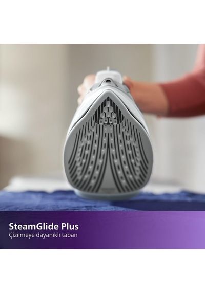 5000 Serisi Buharlı Ütü 2400w, 40g/dk Sürekli Buhar, 160g Şok, Steamglide Plus Taban, Dahili Kireç Temizleme, Damlatmaz Sistem, Dikey Kullanım Özelliği Dst5010/10