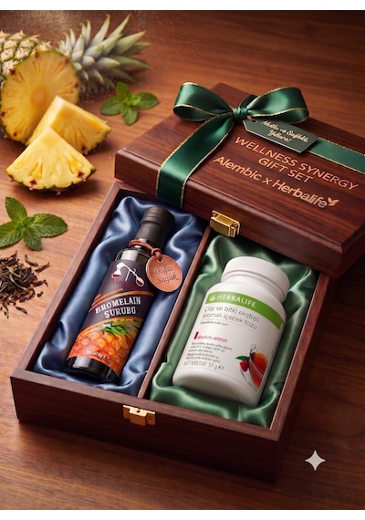 Ahududu Aromalı 51 Gr Küçük Çay Alembic Bromelain Hediyeli