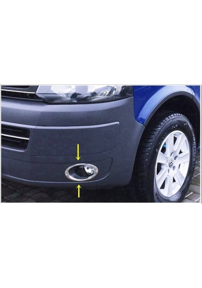 Ebal Otomotiv VW Caddy Krom Sis Farı Çerçevesi 2 prç. 2010-2015 Arası P.Çelik
