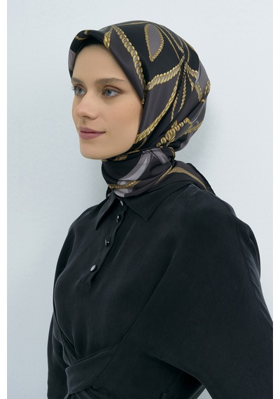 Armine Saf İpek Sura Eşarp-2026 İlkbahar-yaz- 953100d Siyah