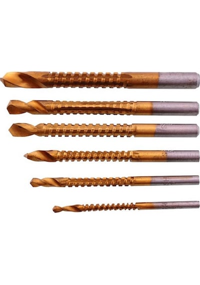 Titanyum Kaplı Hss Havşa Matkap Ucu 4-5-6-7-8Mm 6 Lı Set