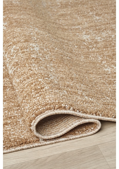 Mariesse Home Wool Serisi Bukleli Yumuşak Dokulu İskandinav Dokuma Halı 1086-hardal