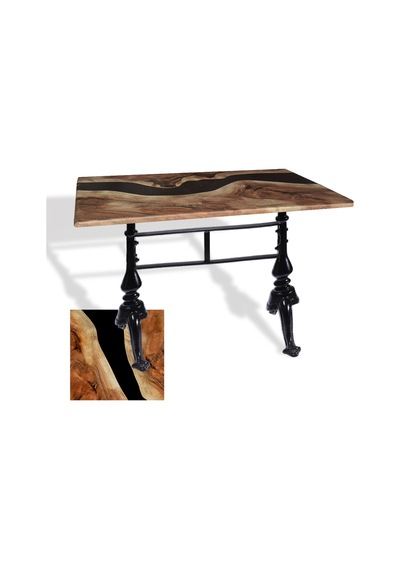Çipa 3001 Döküm Ayak Masa 70x120 Cm - Werzalit, Wermodin Ve Allzalit Tabla - Epoxy Çok Renkli Çipa 3001 Döküm Ayak Masa 70x120 Cm - Werzalit, Wermodin Ve Allzalit Tabla - Epoxy Çok Renkli