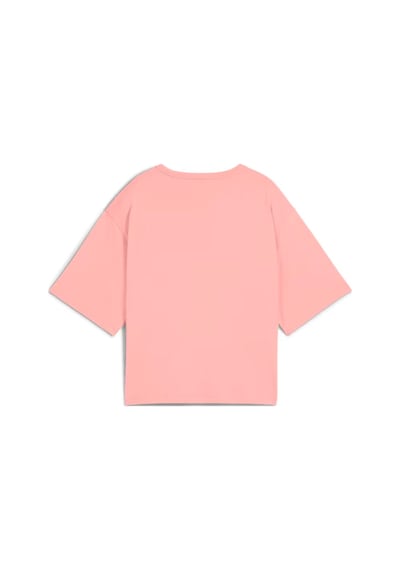 Puma Class Relaxed Crop Kadın Pembe Günlük Stil T-shirt 68503018 1640521 Pembe