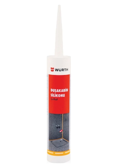 Würth Duşakabin Silikonu 310 ML - Şeffaf