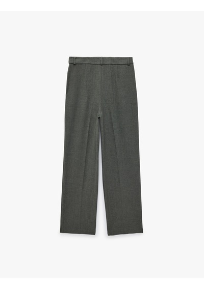 Koton Viskon Karışımlı Normal Bel Cepli Straight Fit Pantolon Gri 7wak40020pw Koton Viskon Karışımlı Normal Bel Cepli Straight Fit Pantolon Gri 7wak40020pw