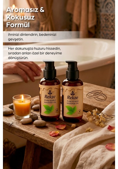 Natural Masaj Yağı 100 Ml 2 Li Set Doğal, Aromaterapi Etkili Ve Cilt Besleyici Bakım Yağı - 744666009