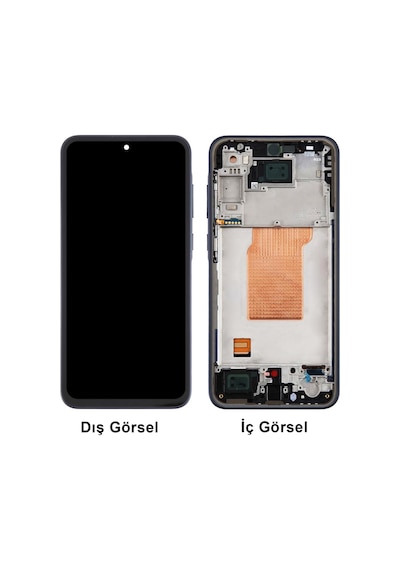 Teknonet Samsung Galaxy A35 Uyumlu Oled Lcd+dokunmatik+çıtalı - Siyah