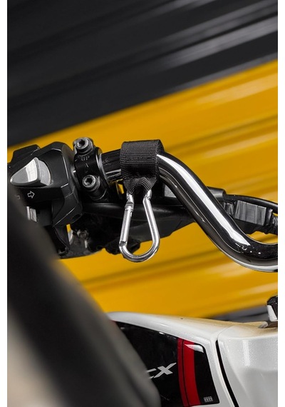 Motobros Motosiklet Kask Taşıma Askısı, Siyah Diğer