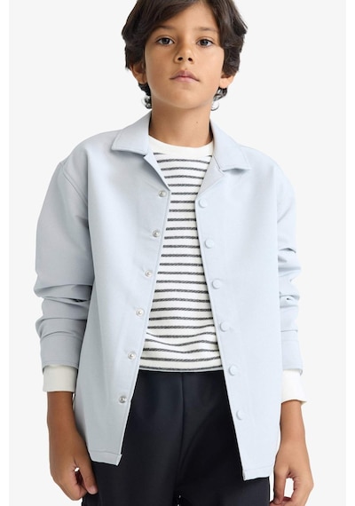 Defacto Erkek Çocuk Overshirt Fit Polo Yaka Baskılı Uzun Kollu Gömlek G2195a825auar213 Antrasit Defacto Erkek Çocuk Overshirt Fit Polo Yaka Baskılı Uzun Kollu Gömlek G2195a825auar213 Antrasit