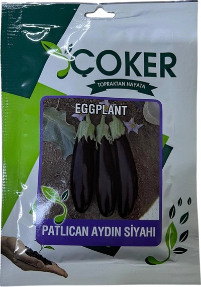 Çoker Aydın Siyah Patlıcan Tohumu 25 Gr