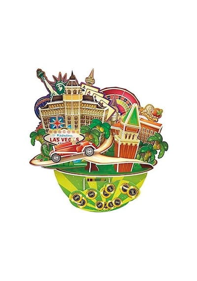 Cubicfun 3d 64 Parça Puzzle Las Vegas Şehir Kompozisyonu